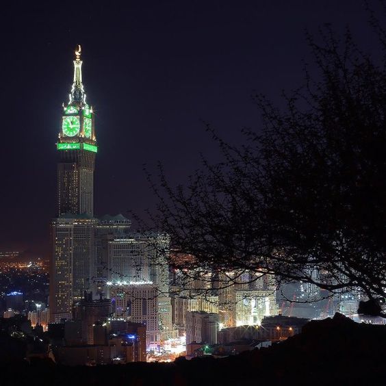 5779 14 برج ساعة مكة - صور ساعة مكة المكرمة مضيئة وداد سلامه