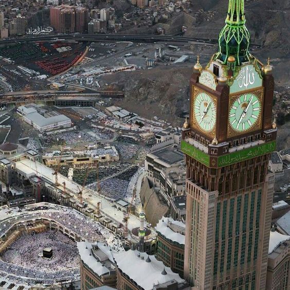 5779 19 برج ساعة مكة - صور ساعة مكة المكرمة مضيئة وداد سلامه